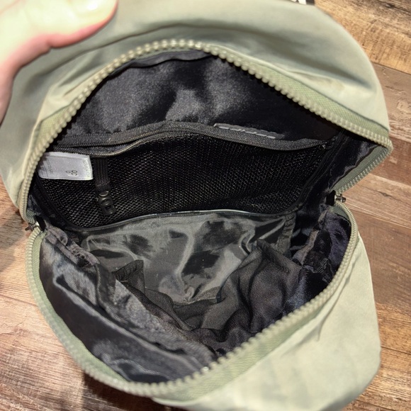 Adidas ‘Linear’ Mini Olive and Black Logo Backpack - Picture 4 of 5